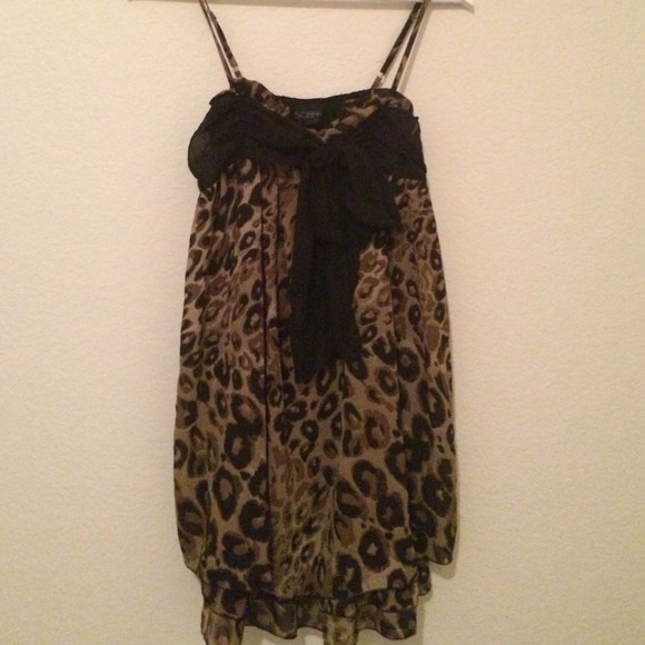 🌟TRADED🌟Daytrip brand cheetah tank dress