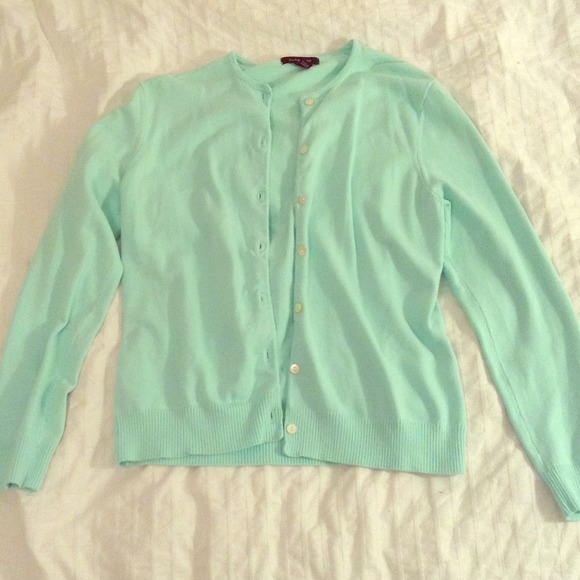 Mint cardigan worn once! 💗