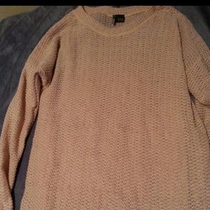 Urban Outfitters (sparkle & fade) pink sweater
