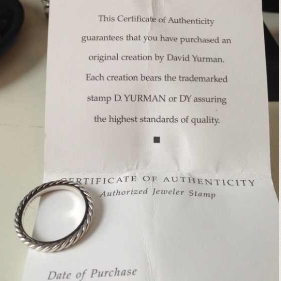 David Yurman Jewelry - Authentic David Yurman Ring