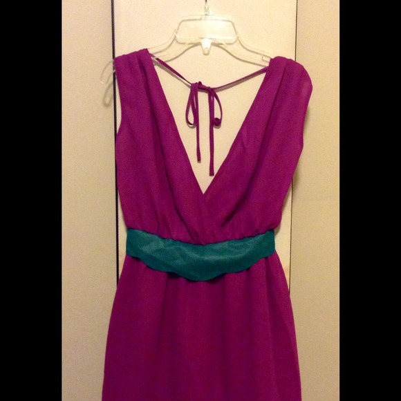 Color-block Sheer Dress 👗💃