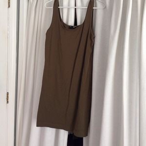 Olive Green Bodycon Dress