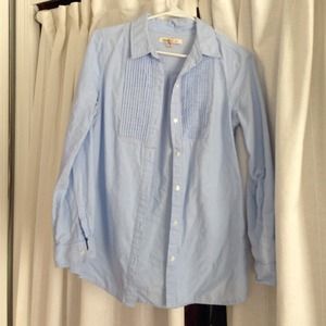 Baby blue button up.