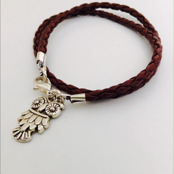 NWOT Braided Owl Bracelet