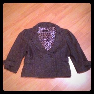 Reserved GUESS lined tweed jacket, 3/4 sleeve