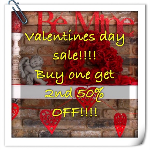HAPPY VALENTINES DAY!!!!! Buy 1 get 2nd 50% off...
