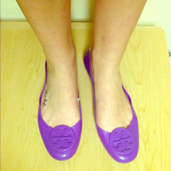Tory Burch Reva Ballerina jelly Flats💜