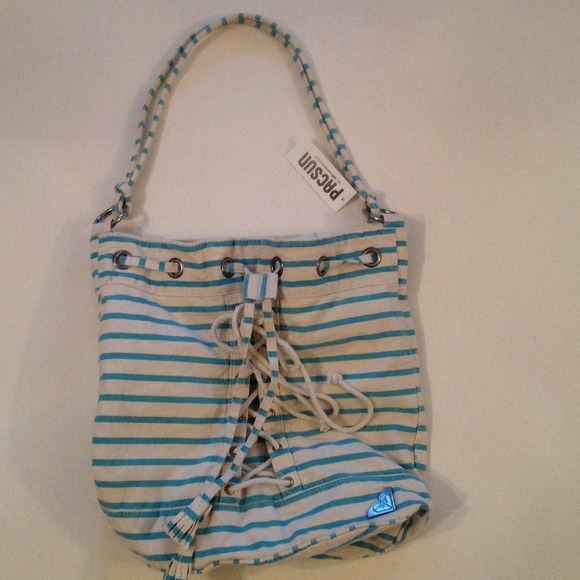 Roxy Nautical Striped  Bag