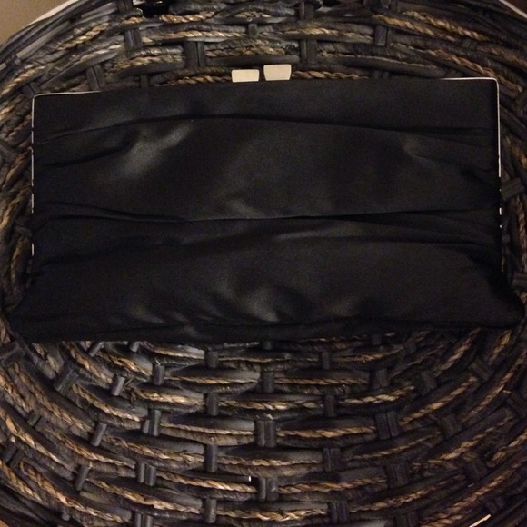Black evening clutch
