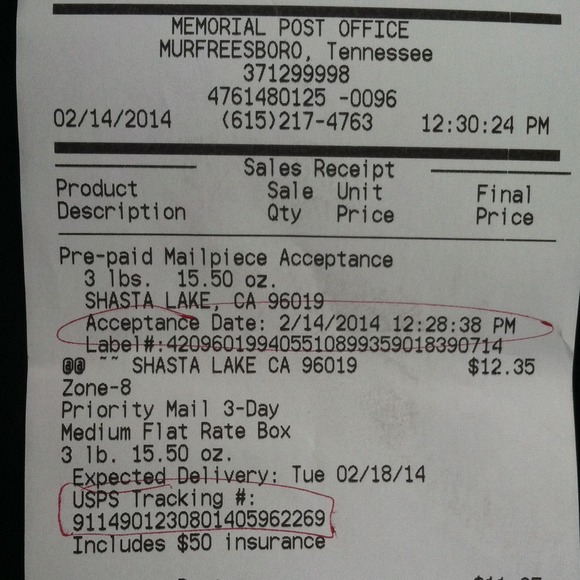 Proof for trade for @calisgurl85