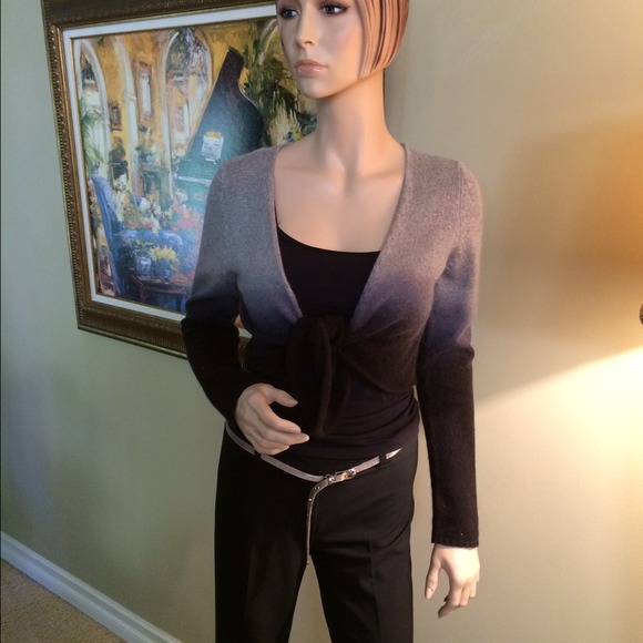 I.N.C. Internat'l Concepts sweater tie wrap - Picture 1 of 4