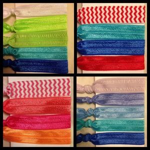 Fold Over Elastic Hair Ties