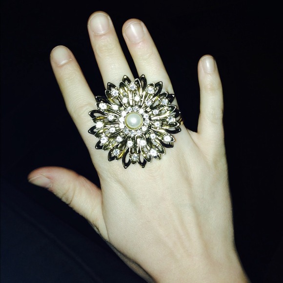 Gold Flower Ring