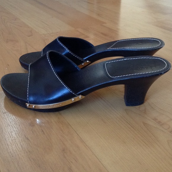 Ferragamo Wood Mule