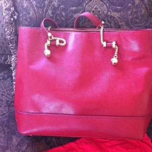 Z Spoke (Zac Posen ) red leather purse. Brand new.
