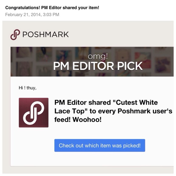 ❗Bundled❗🔱PM_Editor Pick🔱Cutest Lace Top - Picture 3 of 3