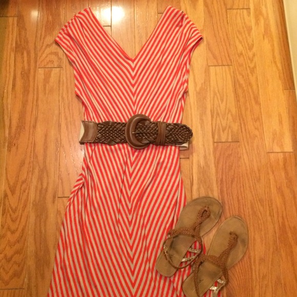 🎯SOLD🎯🌞Chevron Print Hi-Lo Dress🌞