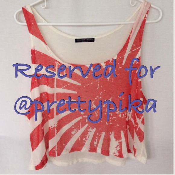 ⚠️RESERVED⚠️Rising Sun Crop Top