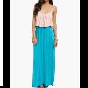 New Colorblock Tiered Maxi Dresses