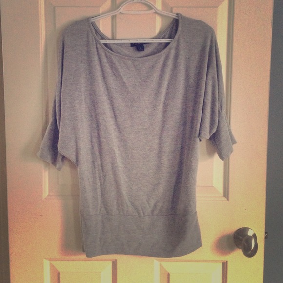 Gray light weight sweater