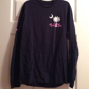 Salt Life Palmetto Tree Navy Shirt