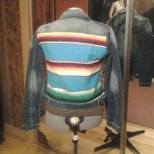 Awesome Serape & Denim Jacket