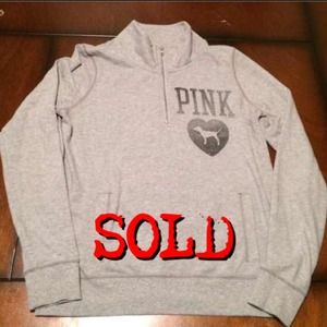 SOLD! Victoria Secret half zip sweater