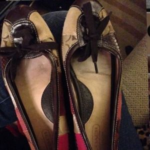 Coach patchwork Jasmine flats