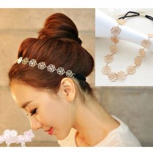 Cute Flower Chain Elastic Bohemian Headband