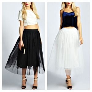 SOLDOUT!!! Mesh A-line Skirt
