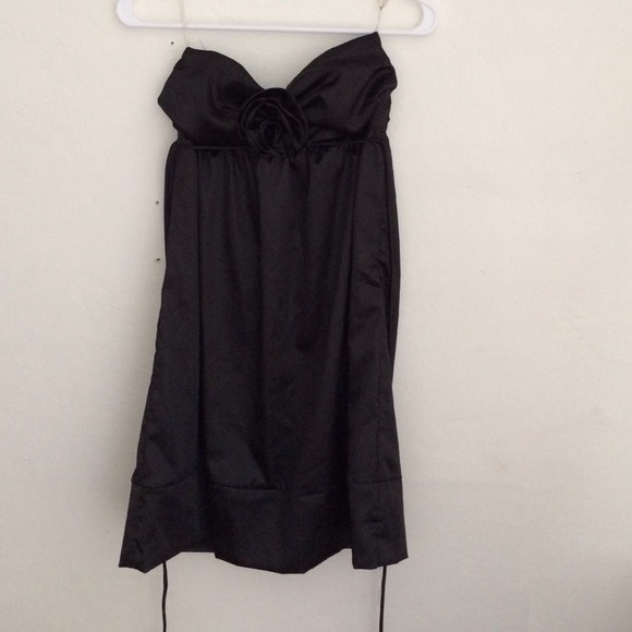 Black with floral detail at chest