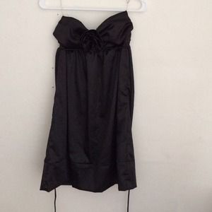 Black with floral detail at chest