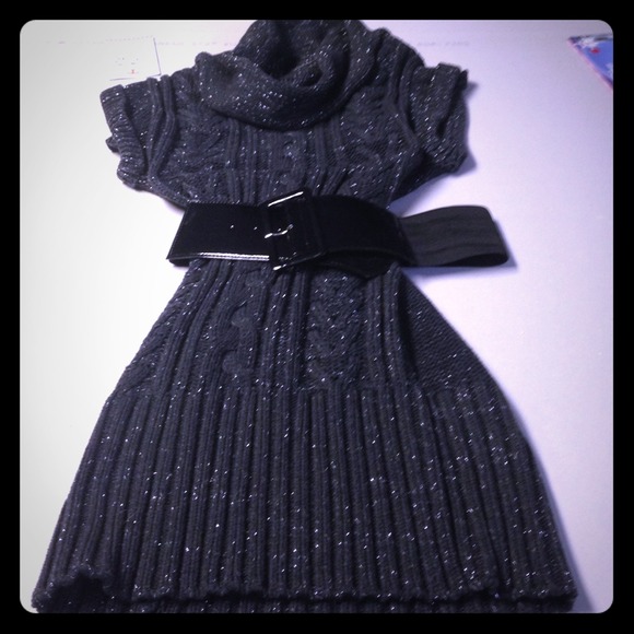 Sweater Shirt with belt-----ADORABLE!!!!!!