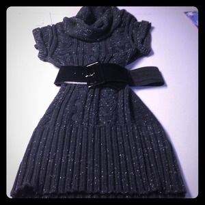 Sweater Shirt with belt-----ADORABLE!!!!!!