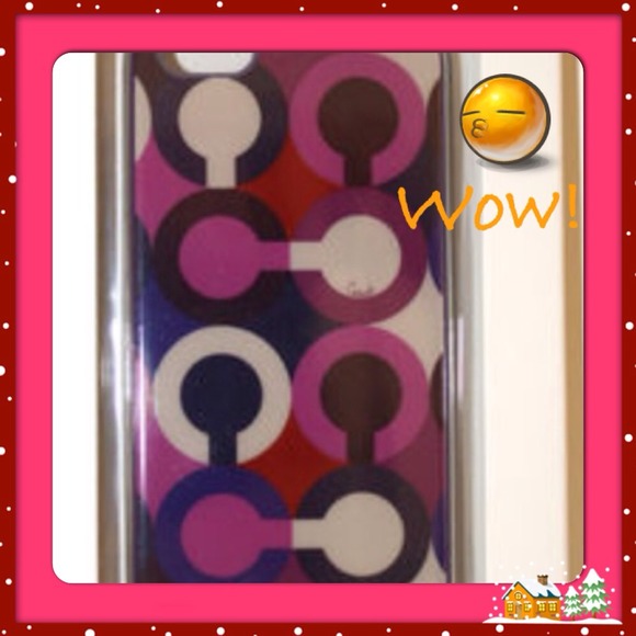 Authentic Coach iPhone 5 and 5s