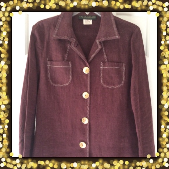 Brown Harvey Bernard sport shirt