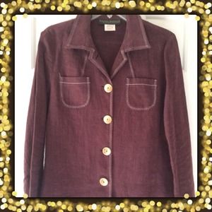 Brown Harvey Bernard sport shirt