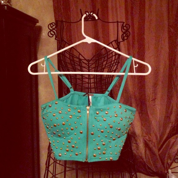 Studded Crop Top