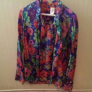J crew button down blouse
