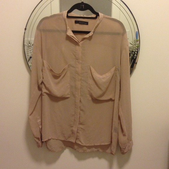 Chiffon button up 👸 - Picture 1 of 2