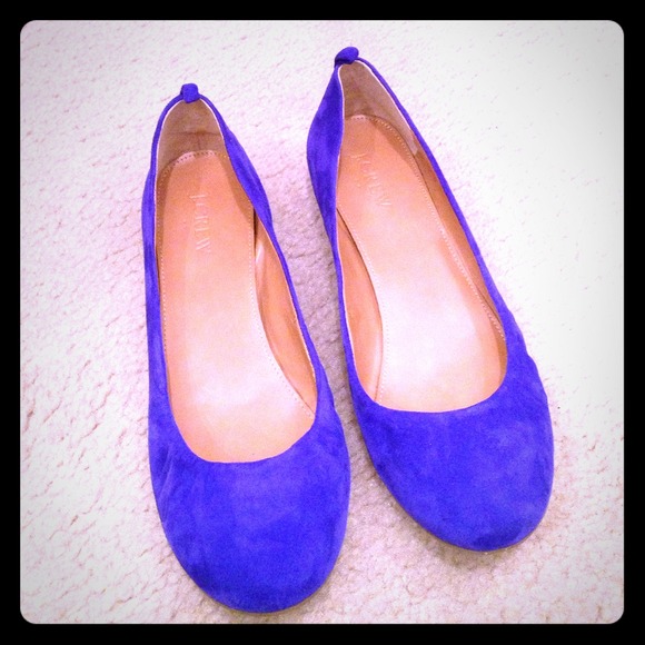 🚫 SOLD 🚫 J.Crew Anya Suede Ballet Flats