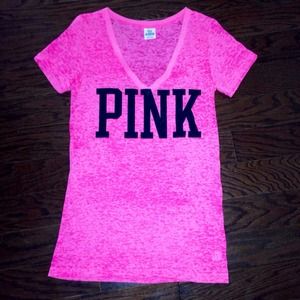 🚫SOLD🚫Victoria's Secret PiNK Sheer Shirt💕