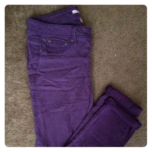 Purple Skinny Jeans