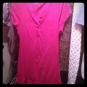 Pink short sleeve Aero Shirt