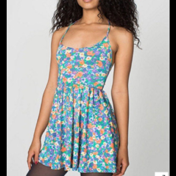 American apparel floral dress