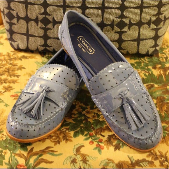 ⚡️SALE⚡️Coach Haydee Perforated Patent Leather