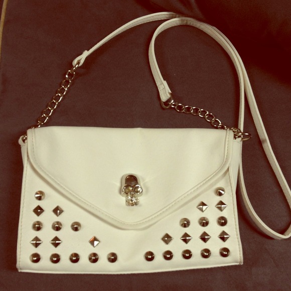 ****REDUCED**** Studded skull cross body