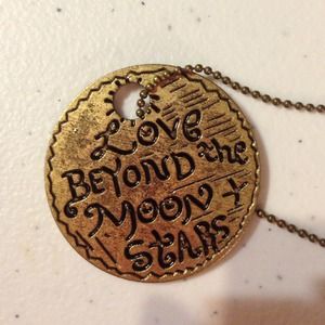 🌜Love Beyond The Moon And Stars ⭐️Necklace