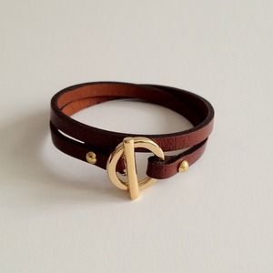 Ken Bradly wrap leather bracelet