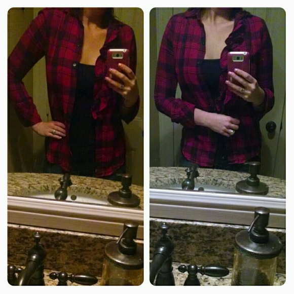Reserved for @haleycnelson- Gap Plaid Shirt (s/m) - Picture 2 of 4
